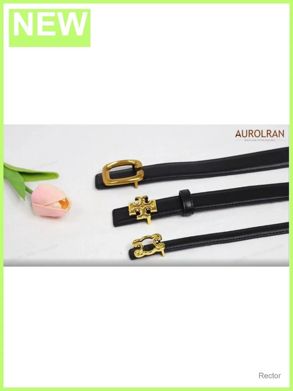 Leather Belts for Women Luxury Fashion Belt for Jeans & Dresses, Adjustable